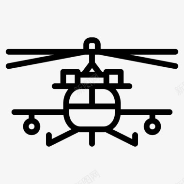 直升机空军陆军图标图标