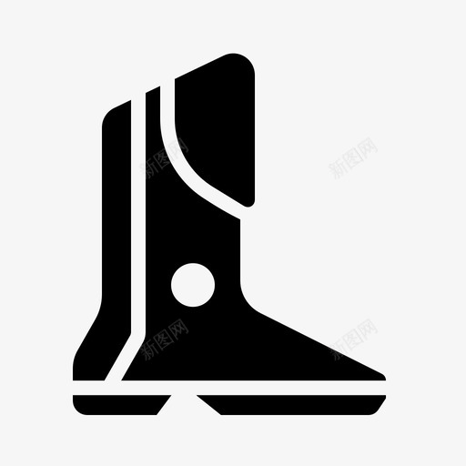 靴子鞋类装备图标svg_新图网 https://ixintu.com 摩托车 摩托车标志 装备 防护 靴子 鞋类 骑手