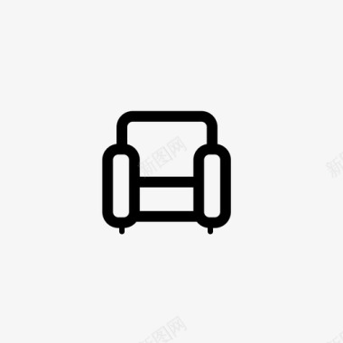 沙发椅子房子图标图标