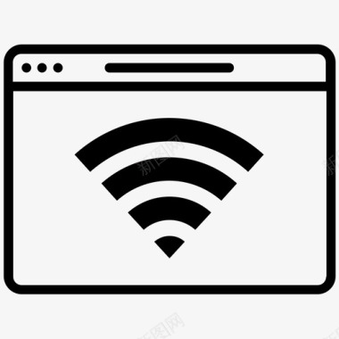 wifi互联网网络浏览器图标图标