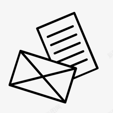 邮件业务信封图标图标