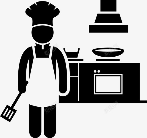 厨师厨艺通风柜图标svg_新图网 https://ixintu.com 厨师 厨房 厨艺 美食家 通风柜 食品烹饪工作