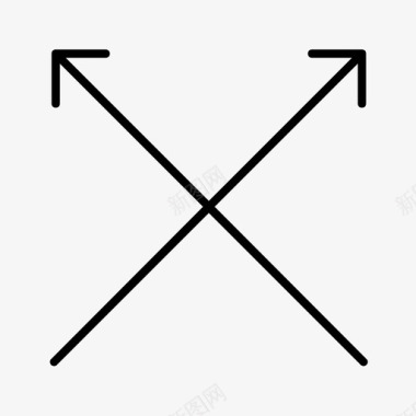十字箭头盾徽十字路口图标图标