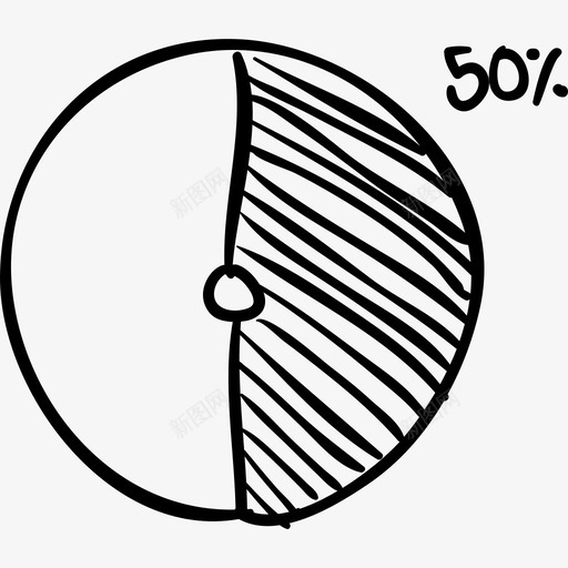 圆形图形50全素描界面图标svg_新图网 https://ixintu.com 50全素描 圆形图形 界面 社交媒体手绘