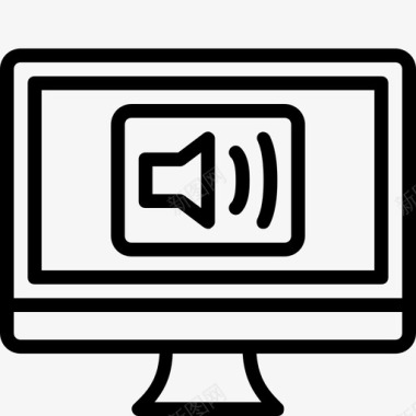 音响电脑功能mac图标图标