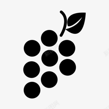 葡萄食物水果图标图标