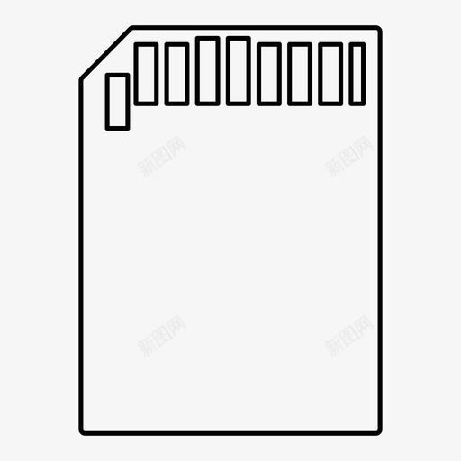 sd卡数据存储内存图标svg_新图网 https://ixintu.com sd卡 transflash 内存 功能四机 数据存储