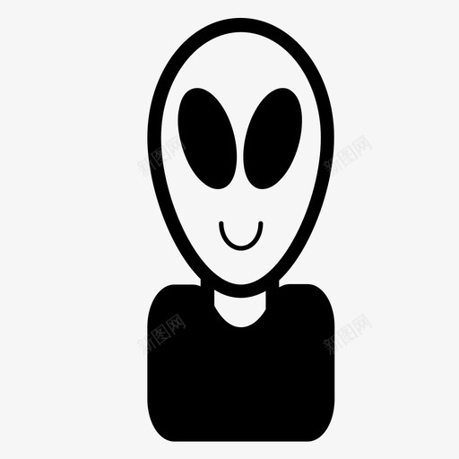 外星人人个人资料图标svg_新图网 https://ixintu.com 个人资料 人 外星人 用户界面 空间