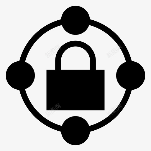 安全锁定密码图标svg_新图网 https://ixintu.com 保护 安全 密码 搜索引擎优化营销标志符号图标 锁定