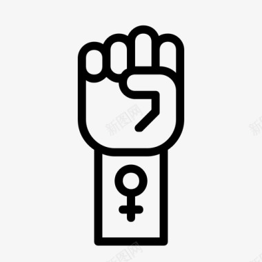 妇女赋权能源工会图标图标