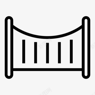 婴儿围栏家具婴儿床图标图标