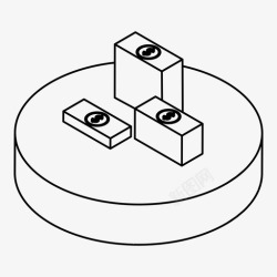 时间条形图条形图财务资金图标高清图片