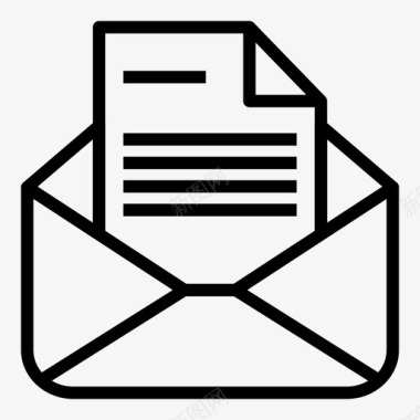 表格电子邮件信件业务图标图标