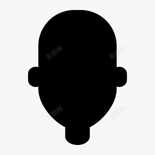 头头像脸图标svg_新图网 https://ixintu.com 人 头 头像 用户 脸 身体