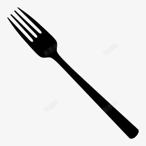 叉子餐具尖刺图标svg_新图网 https://ixintu.com 叉子 尖刺 工具 桌叉 餐具