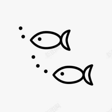 鱼鱼缸宠物图标图标