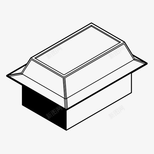 曼萨德建筑盖图标svg_新图网 https://ixintu.com 屋顶 屋顶类型 建筑 房子 曼萨德 盖