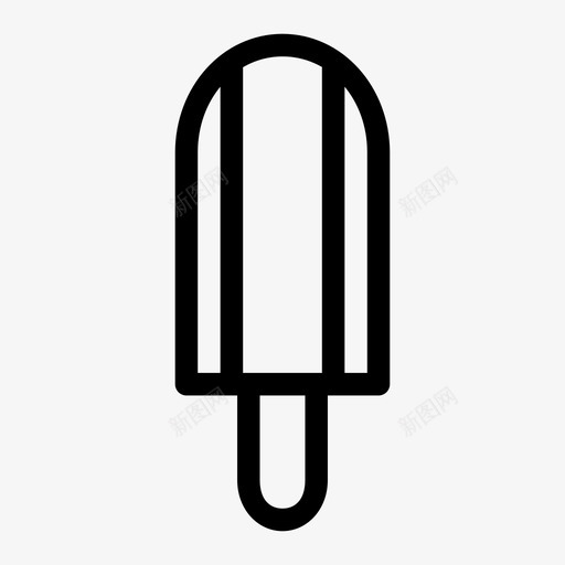 冰棍奶油甜点图标svg_新图网 https://ixintu.com 冰 冰棍 奶油 棒棒糖 甜点