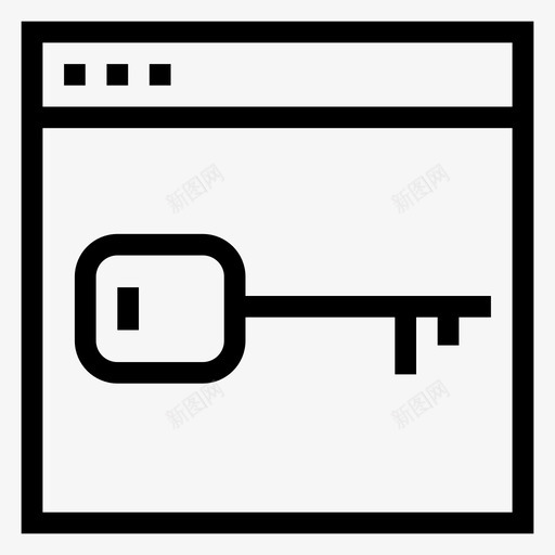 安全密钥关键字锁图标svg_新图网 https://ixintu.com 关键字 安全 安全密钥 密码 搜索引擎优化营销线图标 锁