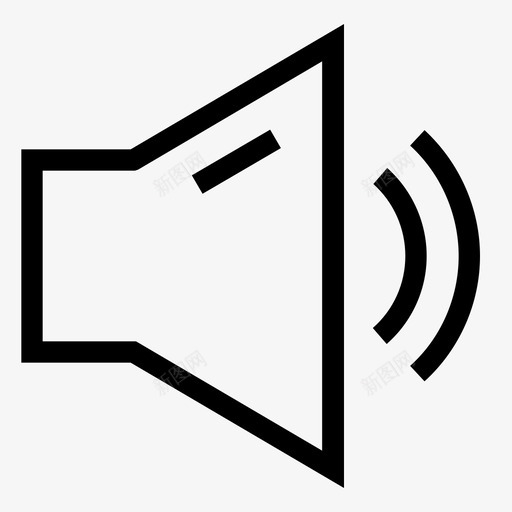 音量全音效高音量图标svg_新图网 https://ixintu.com 全音效 基本ui图标 音量 音量控制 高音量