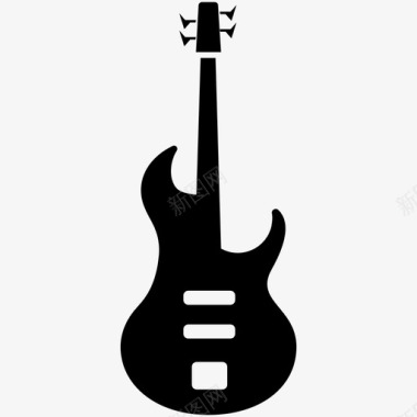 电吉他乐器旋律图标图标