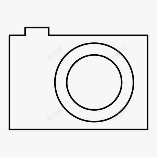 数码相机摄影拍照图标svg_新图网 https://ixintu.com 功能四机 拍照 摄影 数码相机