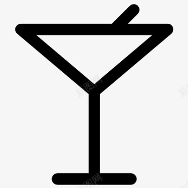 鸡尾酒酒精饮料图标图标