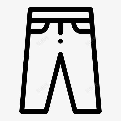 牛仔裤布料牛仔裤裤子图标svg_新图网 https://ixintu.com 布料 牛仔裤 牛仔裤裤子 长裤