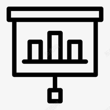 演示屏幕业务图形图标图标