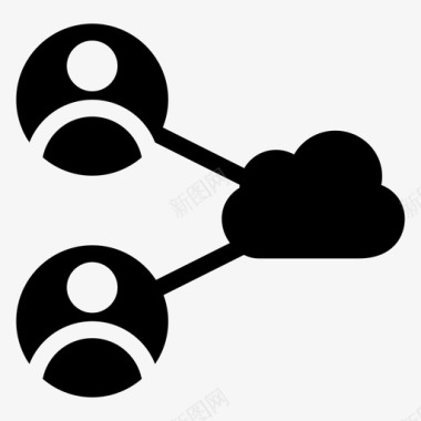 云用户帐户配置文件图标图标
