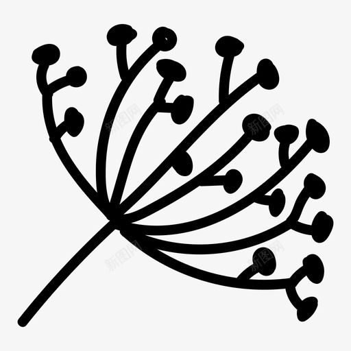 树枝自然植物图标svg_新图网 https://ixintu.com 树枝 植物 自然