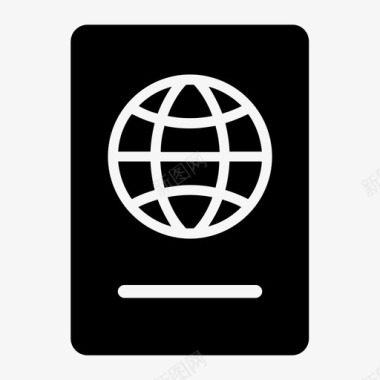 护照护照簿护照身份证图标图标