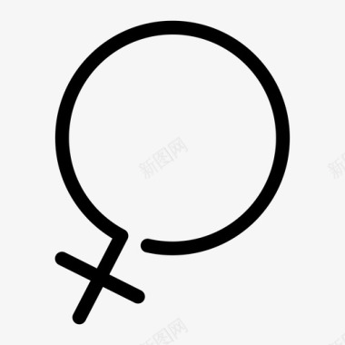 女性女性标志性别图标图标