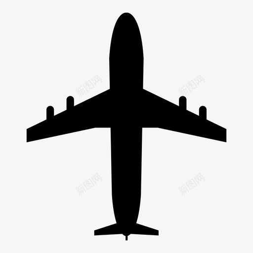 飞机运输工具图标svg_新图网 https://ixintu.com 运输工具 飞机