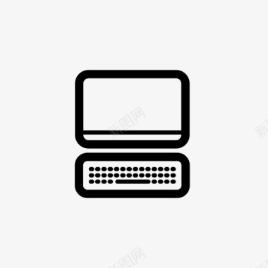mac电脑键盘显示器图标图标