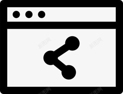 浏览器共享计算机互联网图标图标