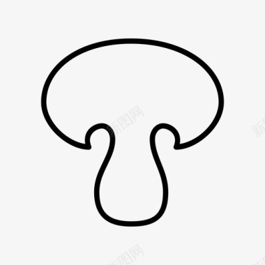 蘑菇烹饪食物图标图标