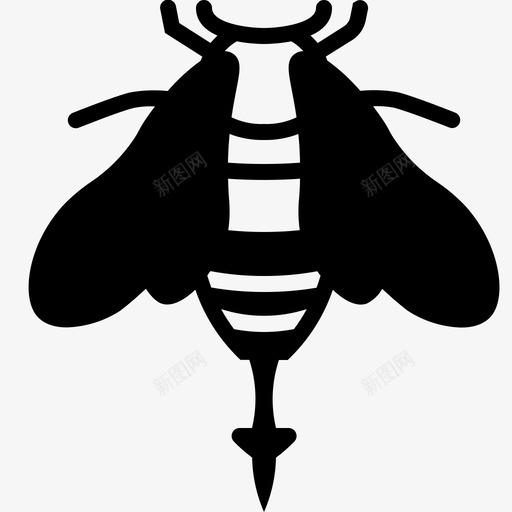 蜂螫养蜂昆虫图标svg_新图网 https://ixintu.com 养蜂 刺 昆虫 美味的养蜂在花园雕文 蜂螫 黄蜂