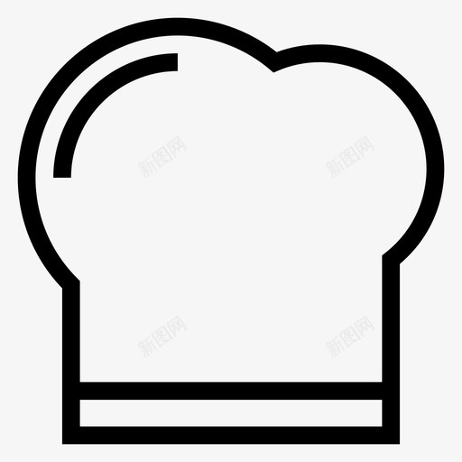 厨师帽购物电子商务线图标svg_新图网 https://ixintu.com 厨师帽 购物电子商务线图标