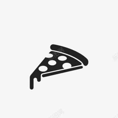 披萨烹饪快餐图标图标