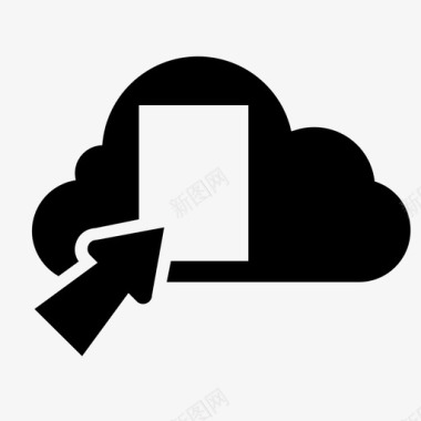云文件备份云存储图标图标