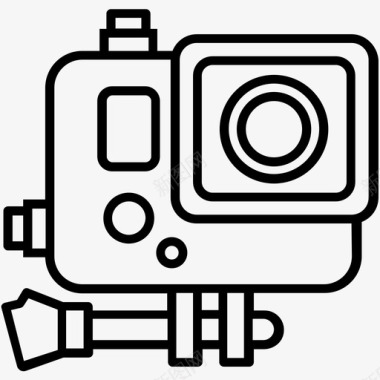 gopro相机动作英雄图标图标