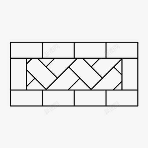 砌砖建筑图案图标svg_新图网 https://ixintu.com 图案 墙壁 建筑 砌砖