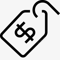 金钱矢量图标金钱标签折扣美元图标高清图片