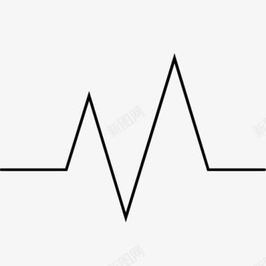 脉搏健康心跳图标图标