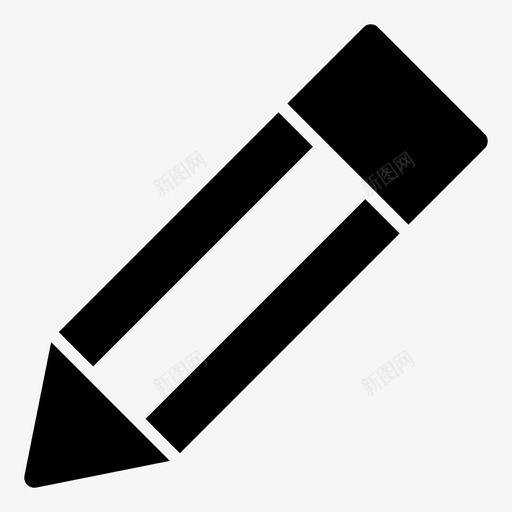 铅笔写作绘图图标svg_新图网 https://ixintu.com 写作 社交信息生产力 绘图 编辑 铅笔