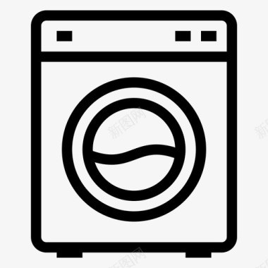 洗碗机设备洗衣机图标图标