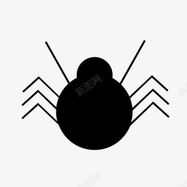 蜘蛛黑寡妇万圣节图标图标