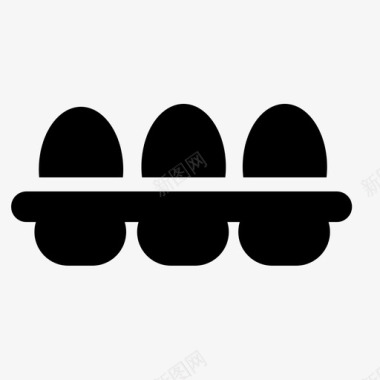 鸡蛋食品市场图标图标