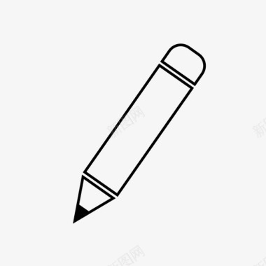 铅笔书写工具图标图标
